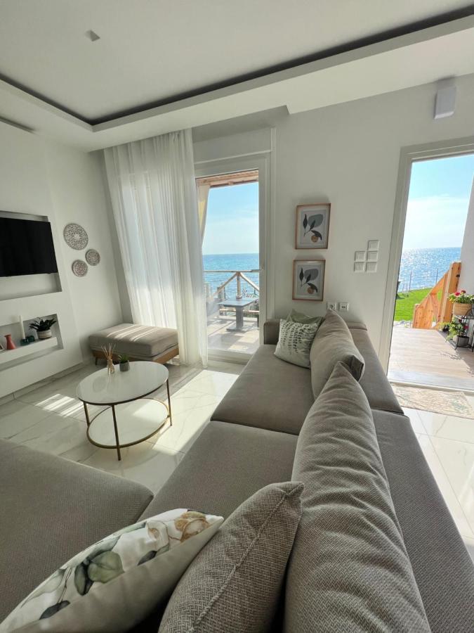Beachfront Villa Athina Vergia エクステリア 写真