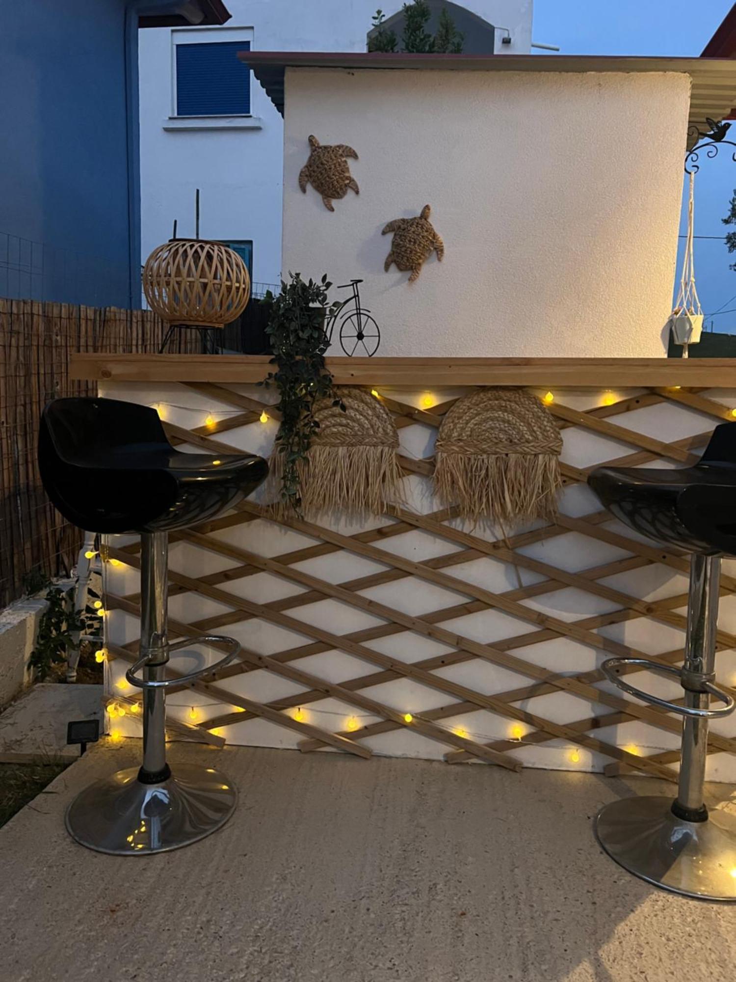 Beachfront Villa Athina Vergia エクステリア 写真